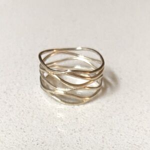 Sterling silver ring, size 9.